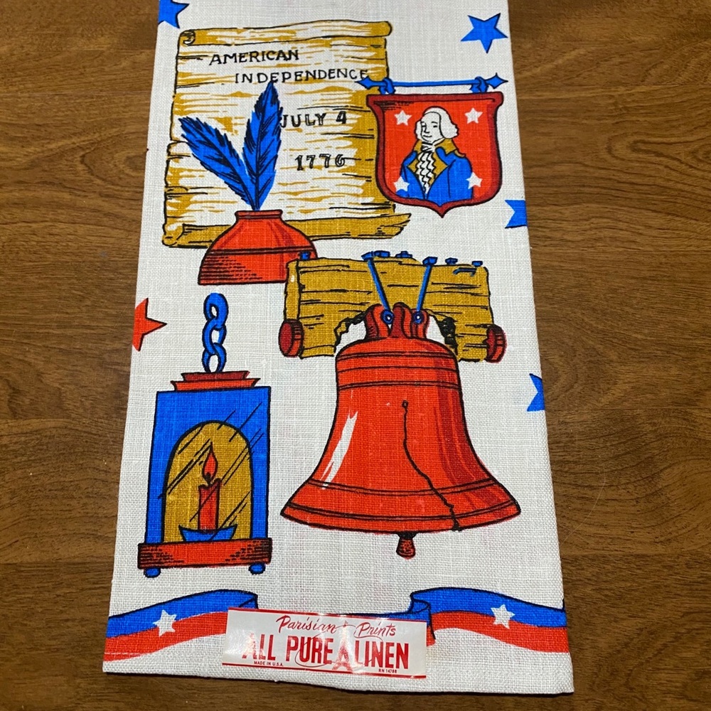Liberty Bell Bicentennial Kitchen Tea Towel 1776